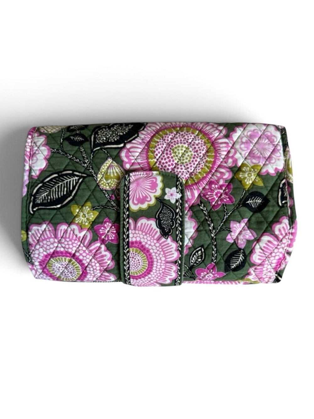 Vera Bradley Baby Changing Pad Washable Cotton Travel Floral Green Pink O/S